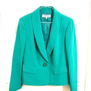 Kasper Women's Vibrant Teal Blazer